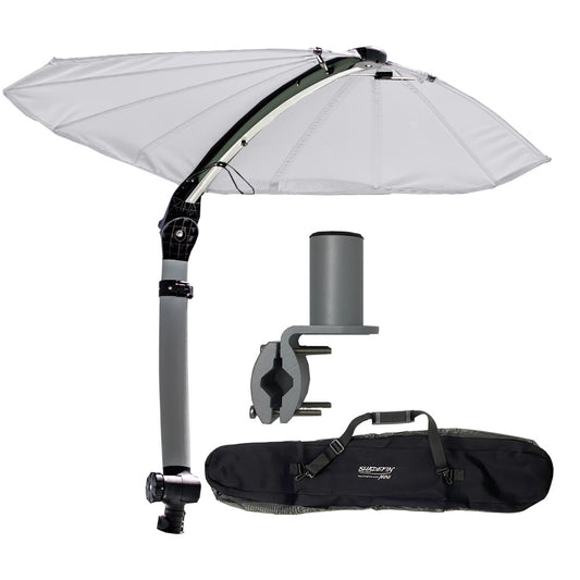 TACO ShadeFin Mini w/White Fabric - Bag  Round Rail Mount Kit [T10-4000-16]