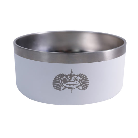 Toadfish Non-Tipping Dog Bowl - White [1052]