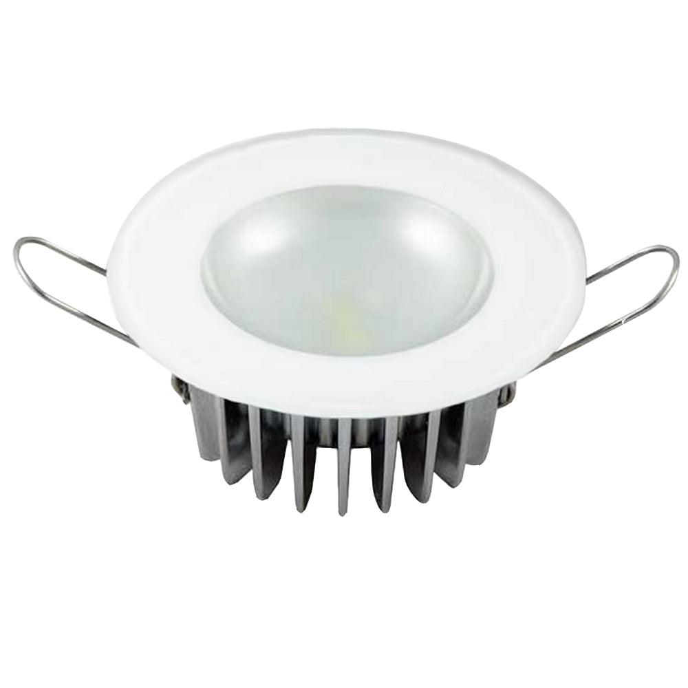 Lumitec Mirage - Flush Mount Down Light - Glass Finish/No Bezel - 4-Color Red/Blue/Purple Non Dimming w/White Dimming [113190]