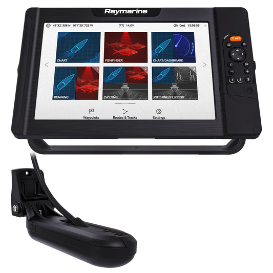 Raymarine Element 12 HV Combo w/HV-100 Transom Mount Transducer  Lighthouse North America Chart [E70536-05-102]