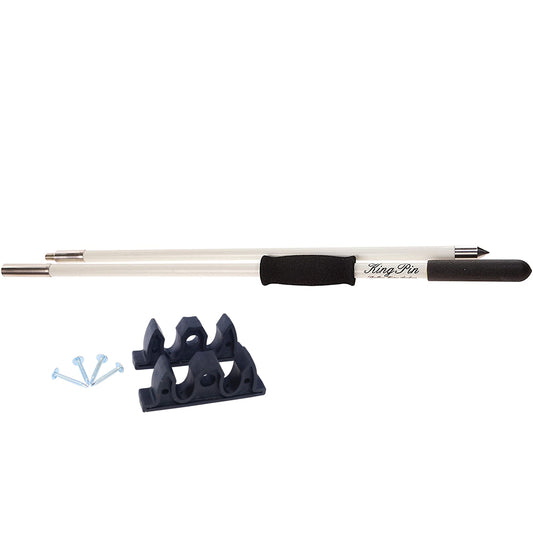 Panther 8 King Pin Anchor Pole - 2-Piece - White [KPP802W]