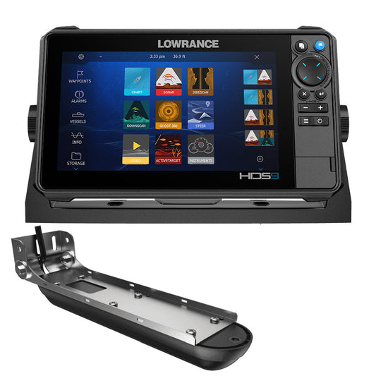 Lowrance HDS PRO 9 - w/ Preloaded C-MAP DISCOVER OnBoard  Active Imaging HD Transducer [000-15981-001]